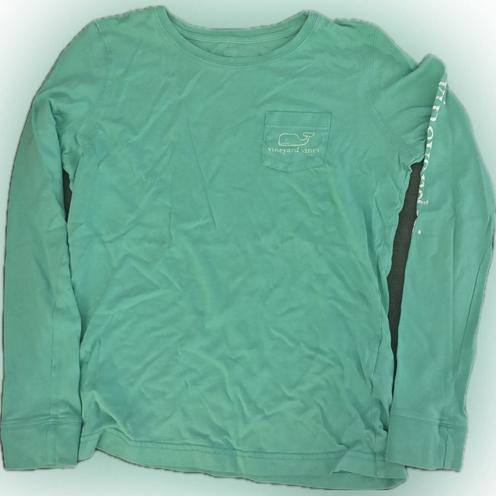 Vineyard Vines aqua long-sleeve t-shirt XS
